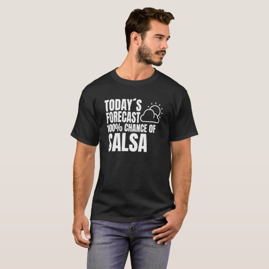 Salsa dancer dance partner outfit salsa saying t-shirt (Voorkant volledig)