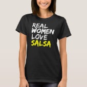 Salsa Dancer Dance Partner Vrouwen Liefde Salsa T-shirt (Voorkant)