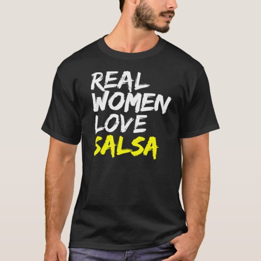 Salsa Dancer Dance Partner Vrouwen Liefde Salsa T-shirt (Voorkant)