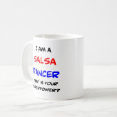 salsa dancer koffiemok (Voorkant links)