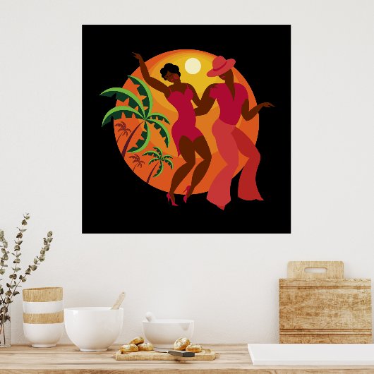 Salsa Dancer Series 1 Poster Lg. (Keuken)