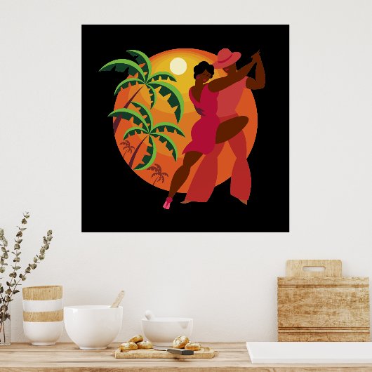 Salsa Dancer Series 2 Poster Lg. (Keuken)