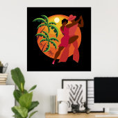 Salsa Dancer Series 2 Poster Lg. (Thuiskantoor)