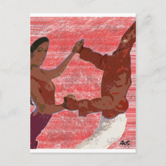 SALSA DANCERS BRIEFKAART (Voorkant)