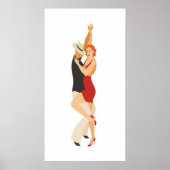 Salsa Dancers Dance Series Poster (Voorkant)