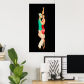Salsa Dancers Dance Series Poster (Thuiskantoor)