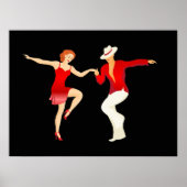 Salsa Dancers Dance Series Poster (Voorkant)