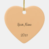 Salsa Dancers Keramisch Ornament (Achterkant)