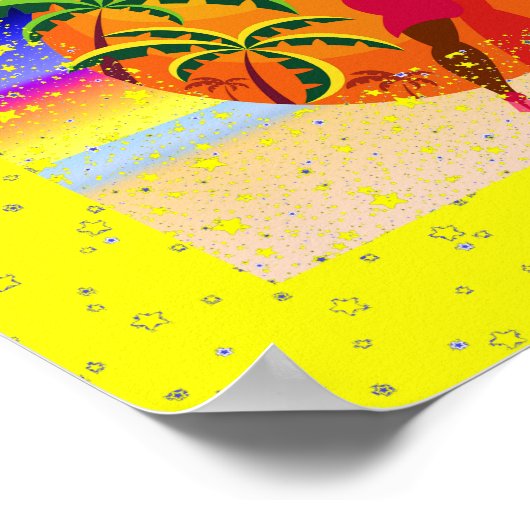 Salsa Dancers Poster Lg. (Hoek)