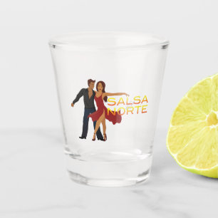 Salsa Dancers Shot Glass Glas