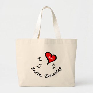Salsa Dancing Items - I Heart Salsa Dancing Grote Tote Bag