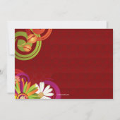 Salsa Dancing Party Uitnodiging (Achterkant)