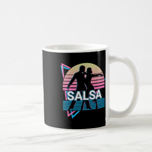 Salsa Dancing Salsa Dancer Retro Koffiemok