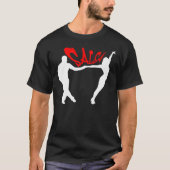 SALSA DANCING SALSERO EN SALSERA T-SHIRT (Voorkant)