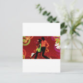 Salsa dans briefkaart (Staand voorkant)