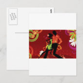 Salsa dans briefkaart (Voorkant / Achterkant)