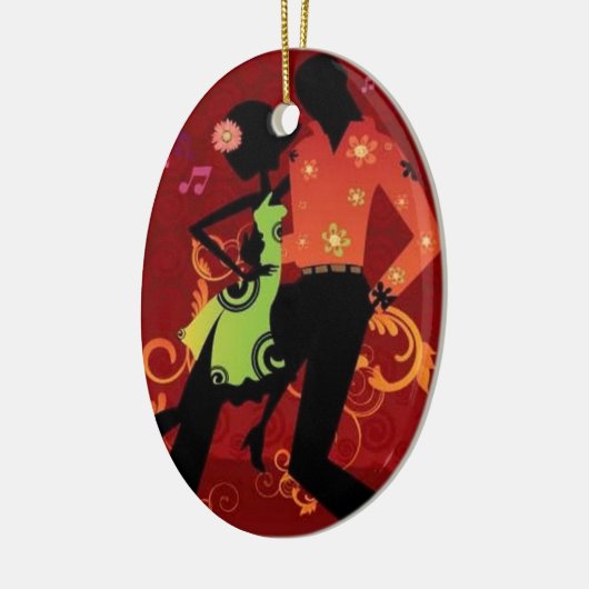 Salsa dans keramisch ornament (Links)