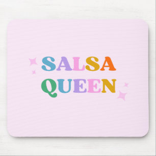 Salsa dans typografie retro modern  muismat