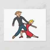 Salsa Dansen Briefkaart (Voorkant)