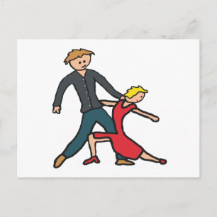 Salsa Dansen Briefkaart