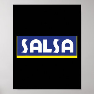 Salsa Dansen Muziek Eten Puerto Ricaanse Goya Lati Poster