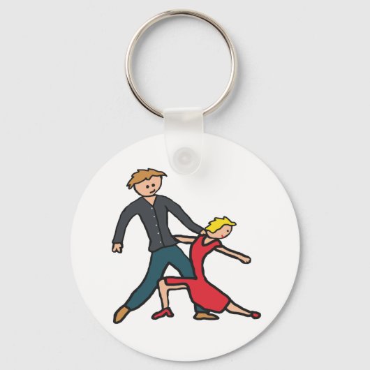 Salsa Dansen Sleutelhanger (Voorkant)