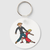 Salsa Dansen Sleutelhanger (Achterkant)