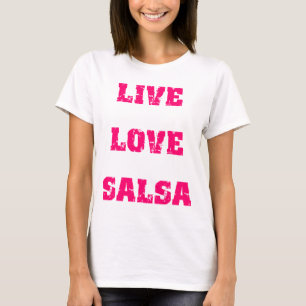 Salsa dansen t-shirt