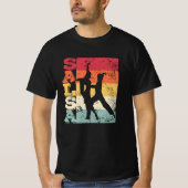 Salsa Dansende Couple Dance Latijns-Amerikaanse Vi T-shirt (Voorkant)