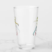 Salsa Dansende Figuren Glas (Rechts)