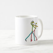Salsa Dansende Figuren Koffiemok (Voorkant rechts)