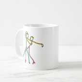 Salsa Dansende Figuren Koffiemok (Voorkant links)