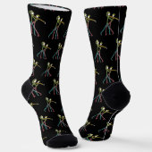 Salsa Dansende Figuren Sokken (Gebogen)