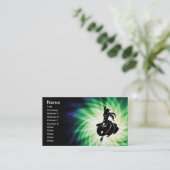 Salsa dansgeschenk visitekaartje (Staand voorkant)