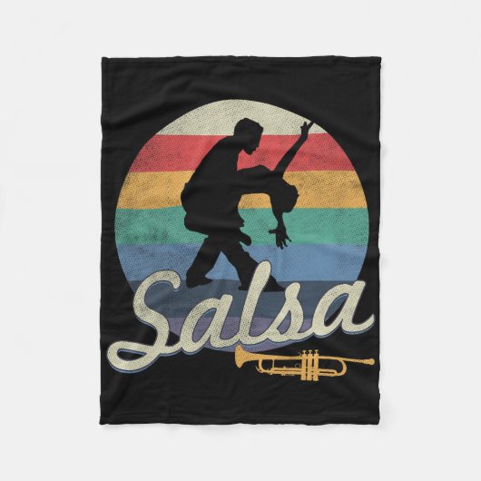 Salsa danst Latijnse salsero Fleece Deken (Voorkant)