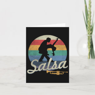 Salsa danst Latijnse salsero Kaart