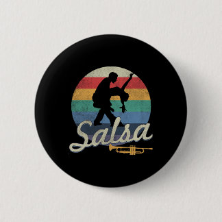 Salsa danst Latijnse salsero Ronde Button 5,7 Cm