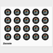 Salsa danst Latijnse salsero Ronde Sticker (Vel)