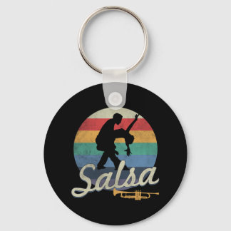 Salsa danst Latijnse salsero Sleutelhanger