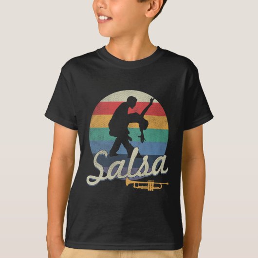 Salsa danst Latijnse salsero T-shirt (Voorkant)