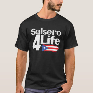 Salsa de Puerto Rico Boricua Puerto Ricaanse Pride T-shirt