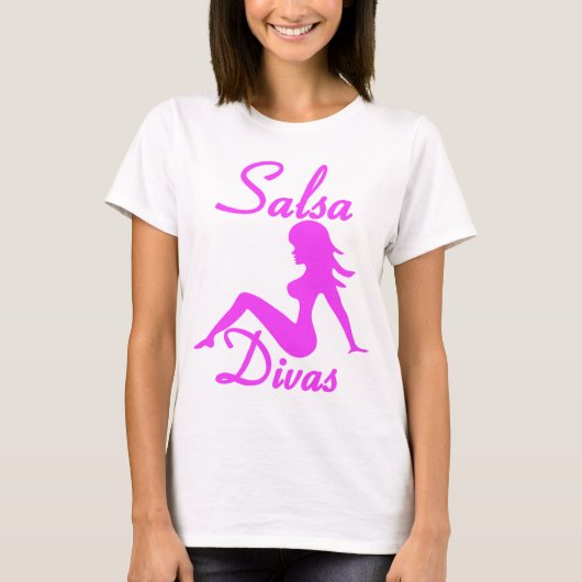 Salsa Diva Dance Shirt (Voorkant)