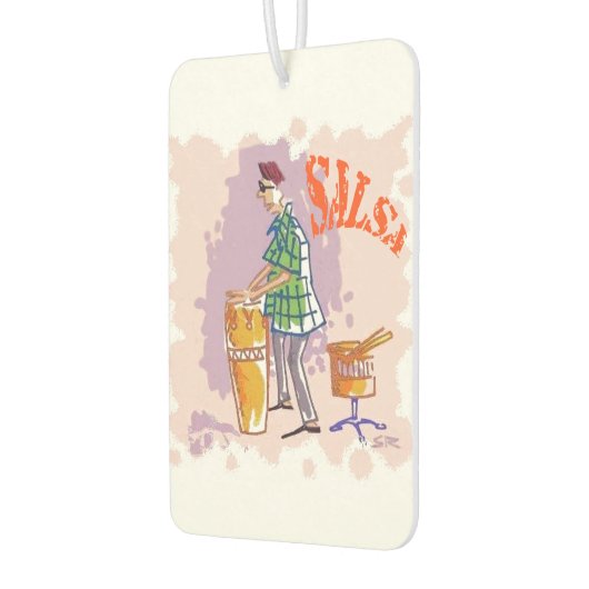 Salsa Drummer auto luchtverfrisser (Links)