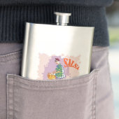 Salsa Drummer roestvrijstalen kolf Flacon (Voorbeeld)