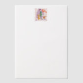Salsa Drummer witte vellumpapieren Vellum Uitnodigingen (Voorkant)