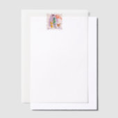 Salsa Drummer witte vellumpapieren Vellum Uitnodigingen (Offset)