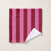 Salsa Flamingo Pink Stripe Bad Handdoek (Wasdoekje)