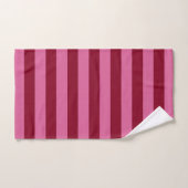 Salsa Flamingo Pink Stripe Bad Handdoek (Handdoek)