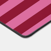 Salsa Flamingo Pink Stripe Bureaumat (Hoek)