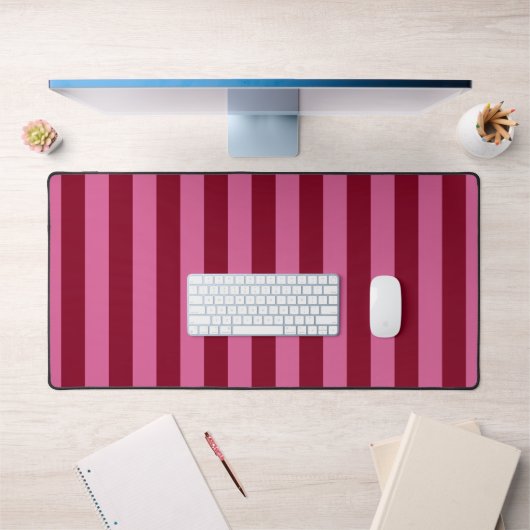 Salsa Flamingo Pink Stripe Bureaumat (Kantoor 1)